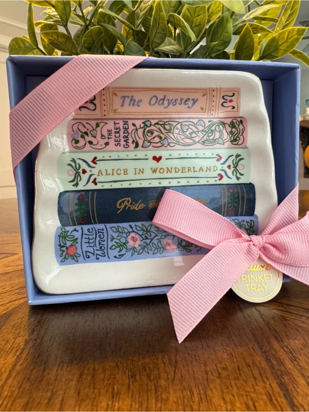 Eccolo Trinket Dish Stack of Books